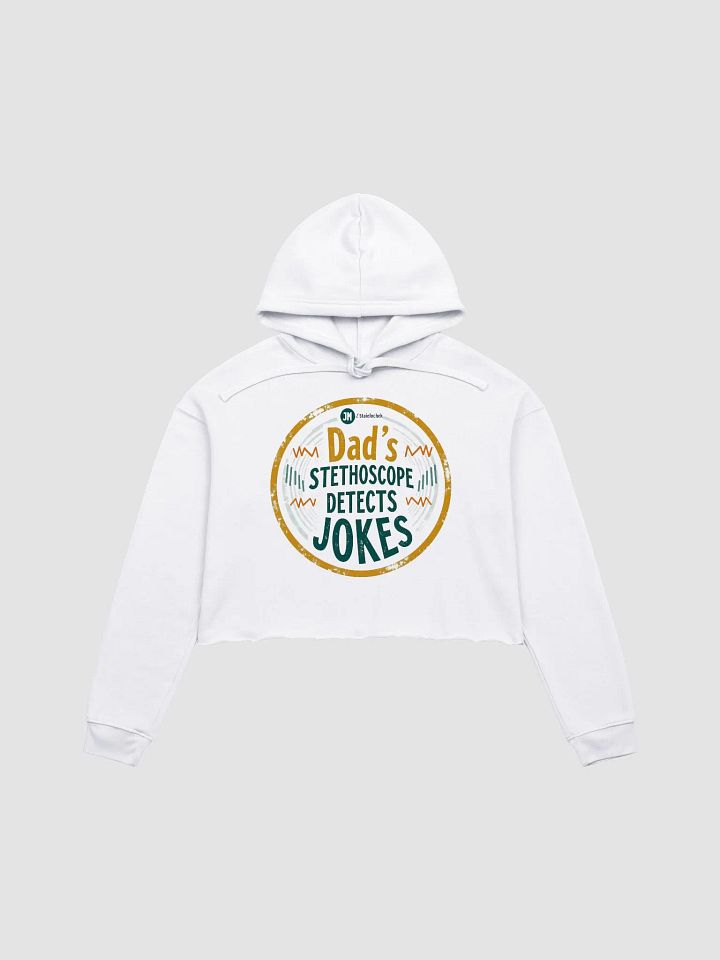 Dad's Stethoscope Crop Hoodie product image (2)