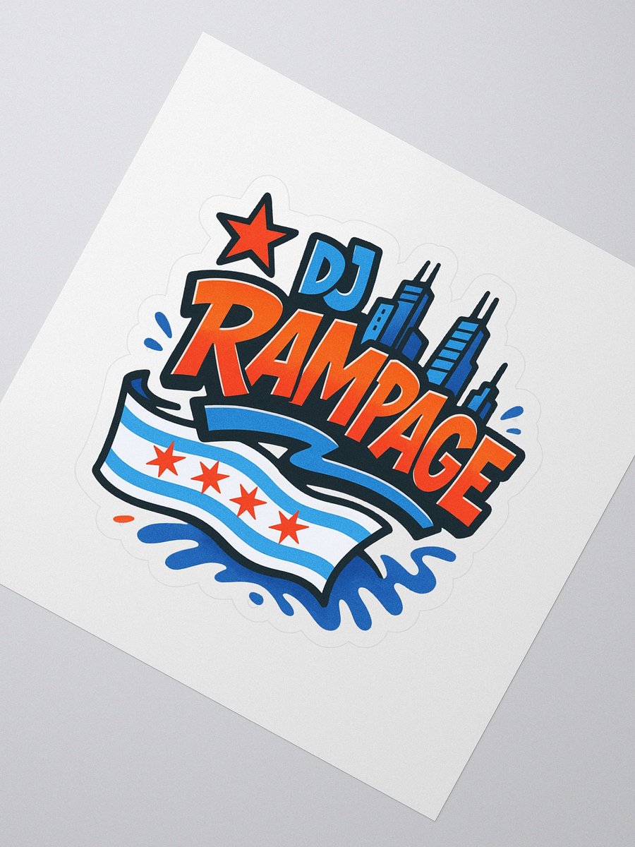 DJ RAMPAGE CHICAGO STICKER product image (2)