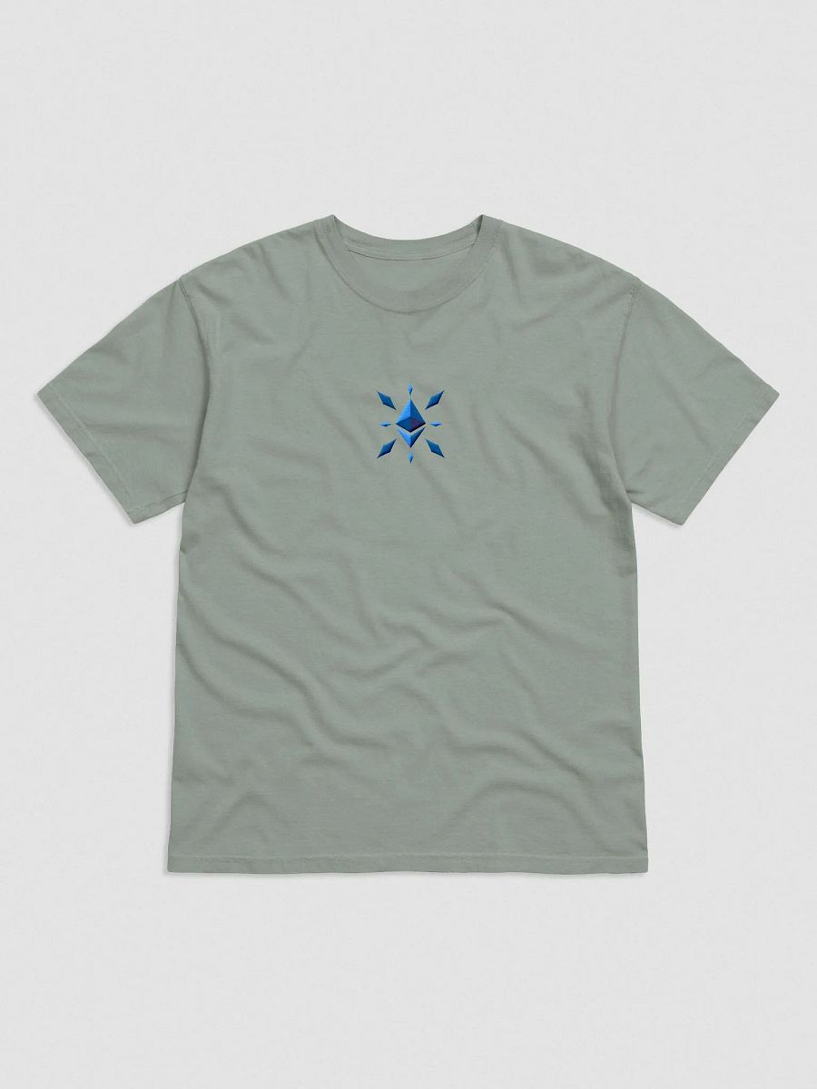Blue Ethereum Spark Heavy Shirt | Wear the Future of Crypto product image (1)