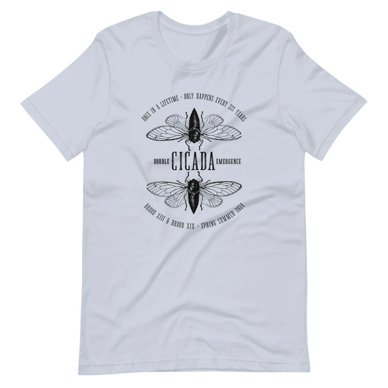 Double Cicada Scientific Illustration Tee (Unisex) Image 1