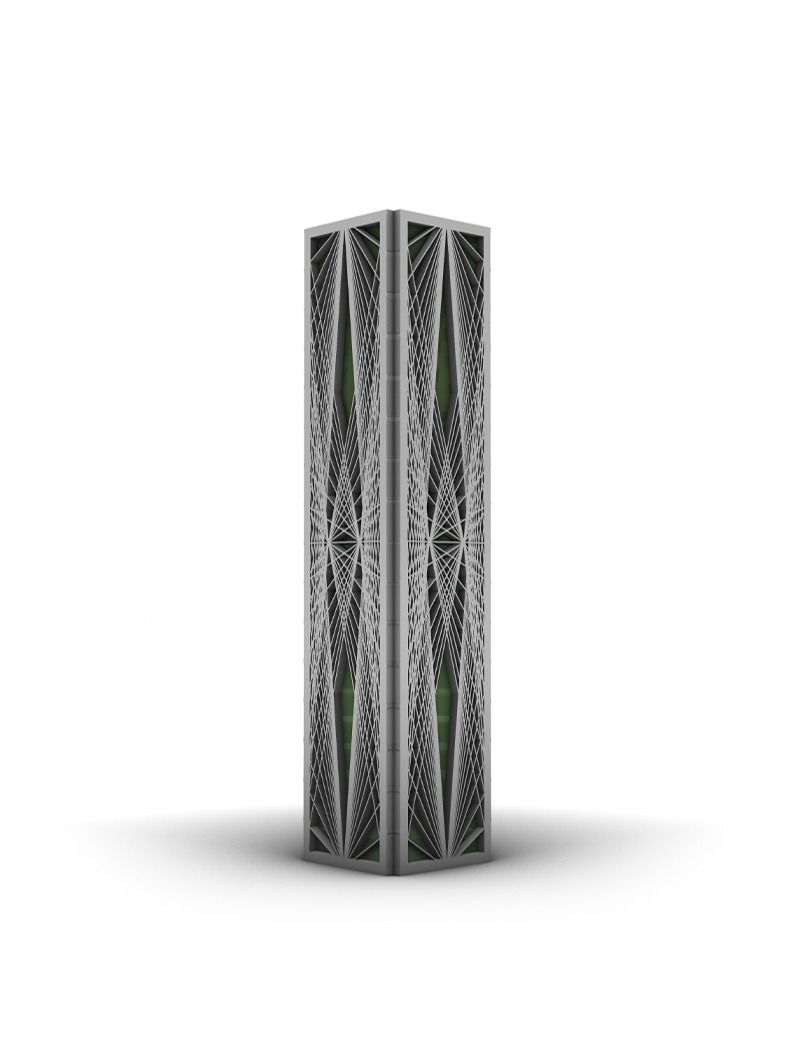 Grasshopper – EX 130 – Extrude + Polar array product image (1)