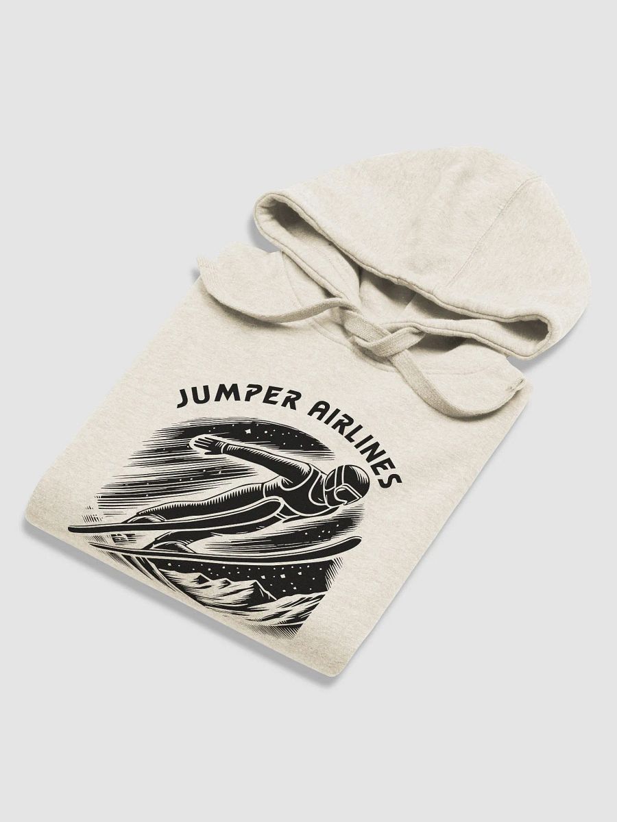 Funny Ski Jumper Airlines Winter Sports Hoodie product image (4)