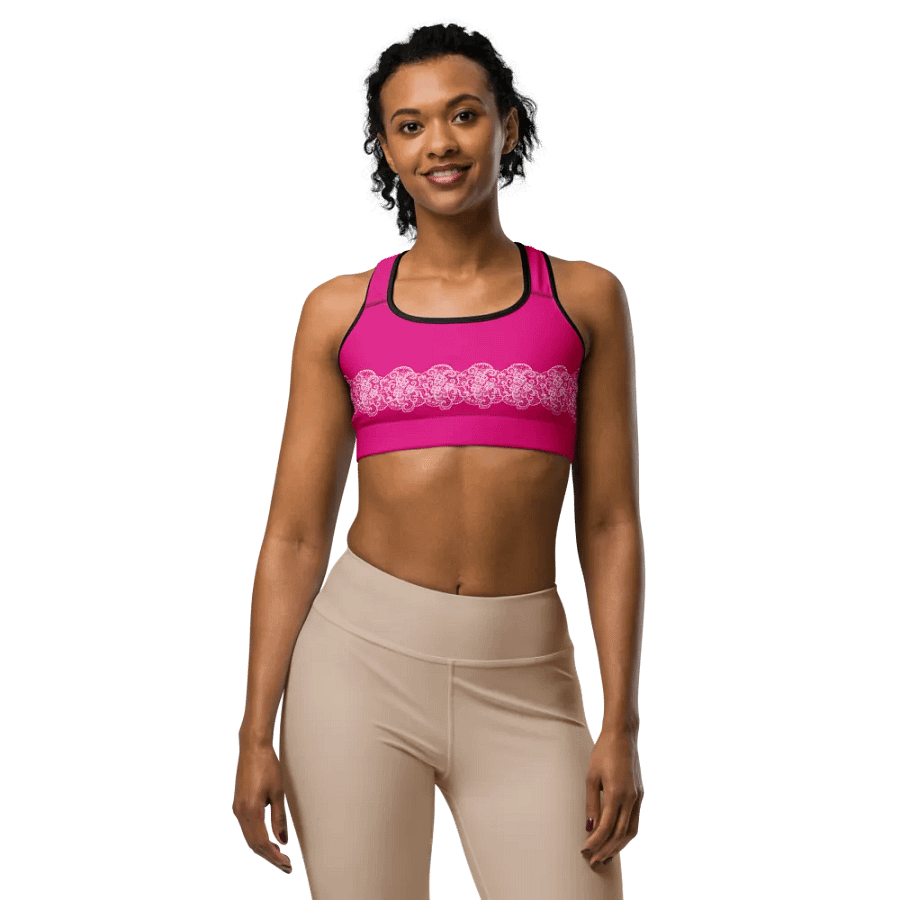 Lace Pink Premium Sportswear Gymtop product image (4)