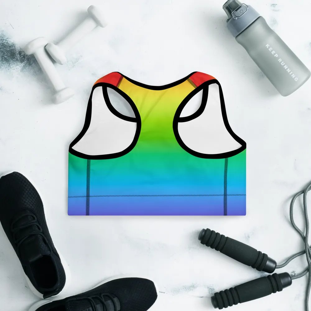 Rainbow Sports Bra product image (6)
