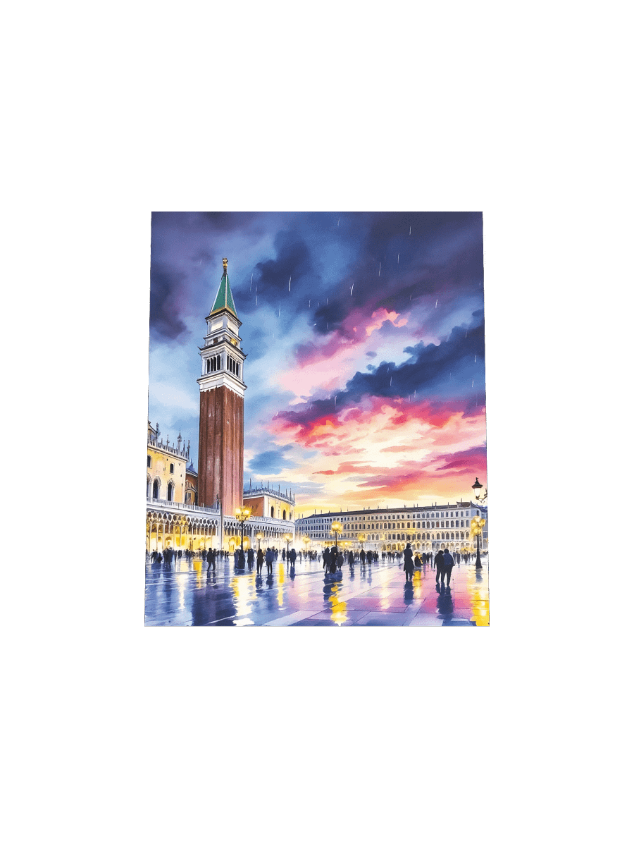 St. Mark's Square, Venice-Vibrant Matte Poster: Transform Your Space! product image (21)