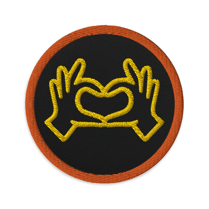 Love Gesture Embroidered Patch product image (1)