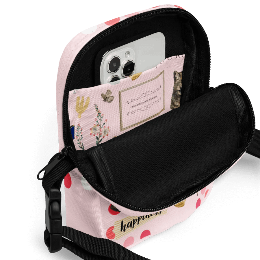 Matthew 22:37-39 | Chic Boho Collage Crossbody Bag product image (8)