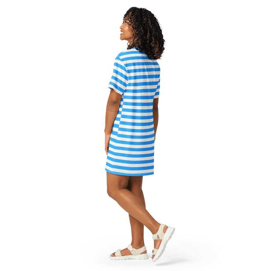 Blooming Lips Blue Tee Summer Dress product image (6)