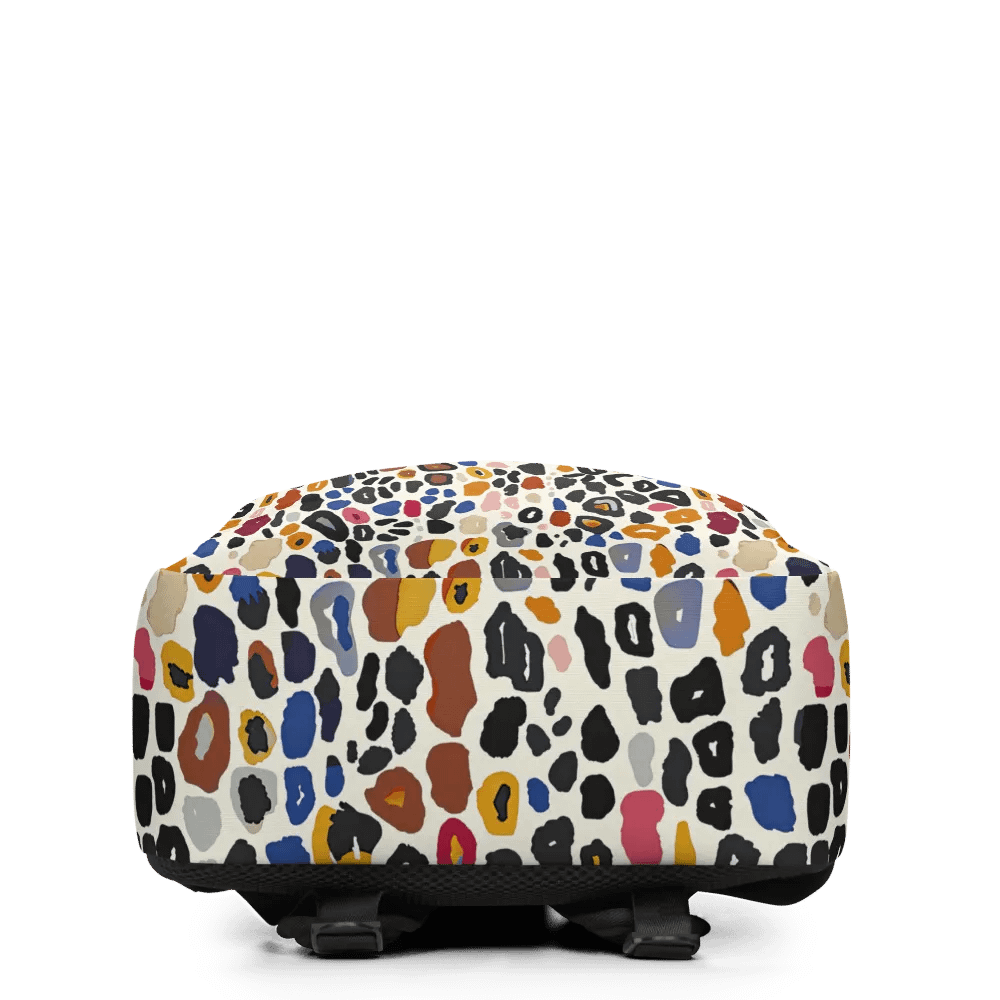 Eclectic Leopard Print Laptop Backpack product image (2)