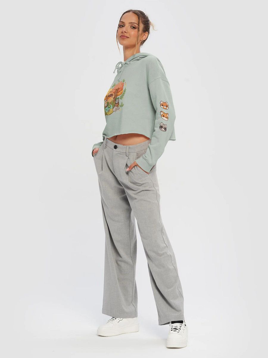 Cropped hoodie | Woodland frens product image (17)