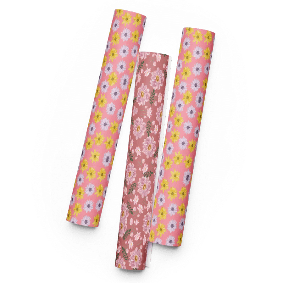 Elegant and Colorful Wrapping Paper with Flowers product image (3)