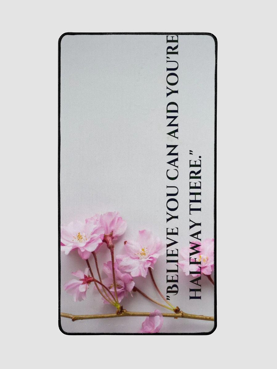 Believe Cherry Blossom Desk Mat product image (2)
