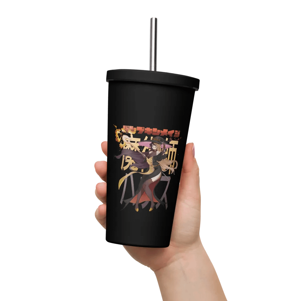 Pumpkin Mage: Goddess of the Gourds - Insulated Tumbler w/ Straw product image (6)