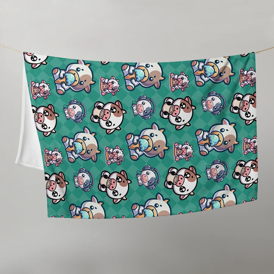 Kawaii Cows Funny Blanket for Cow Lovers product image (10)