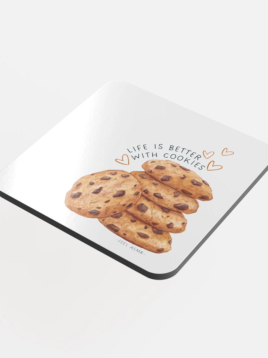 'Cookies' Glossed Cork Coaster product image (4)