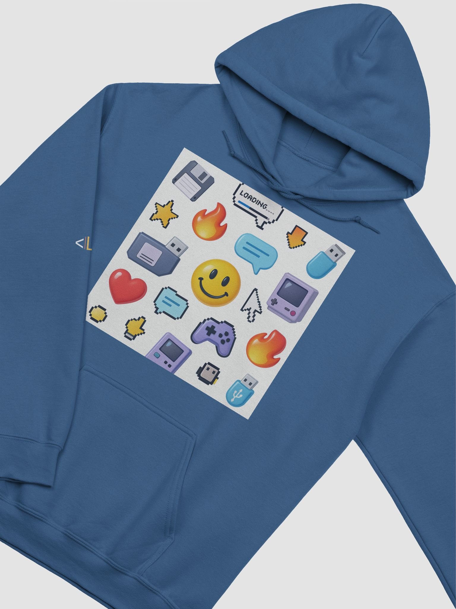 Limitless 90s Glitch Hoodie | Retro Hacker Sweatshirt – Floppy Disk & Tech Vibes product image (2)