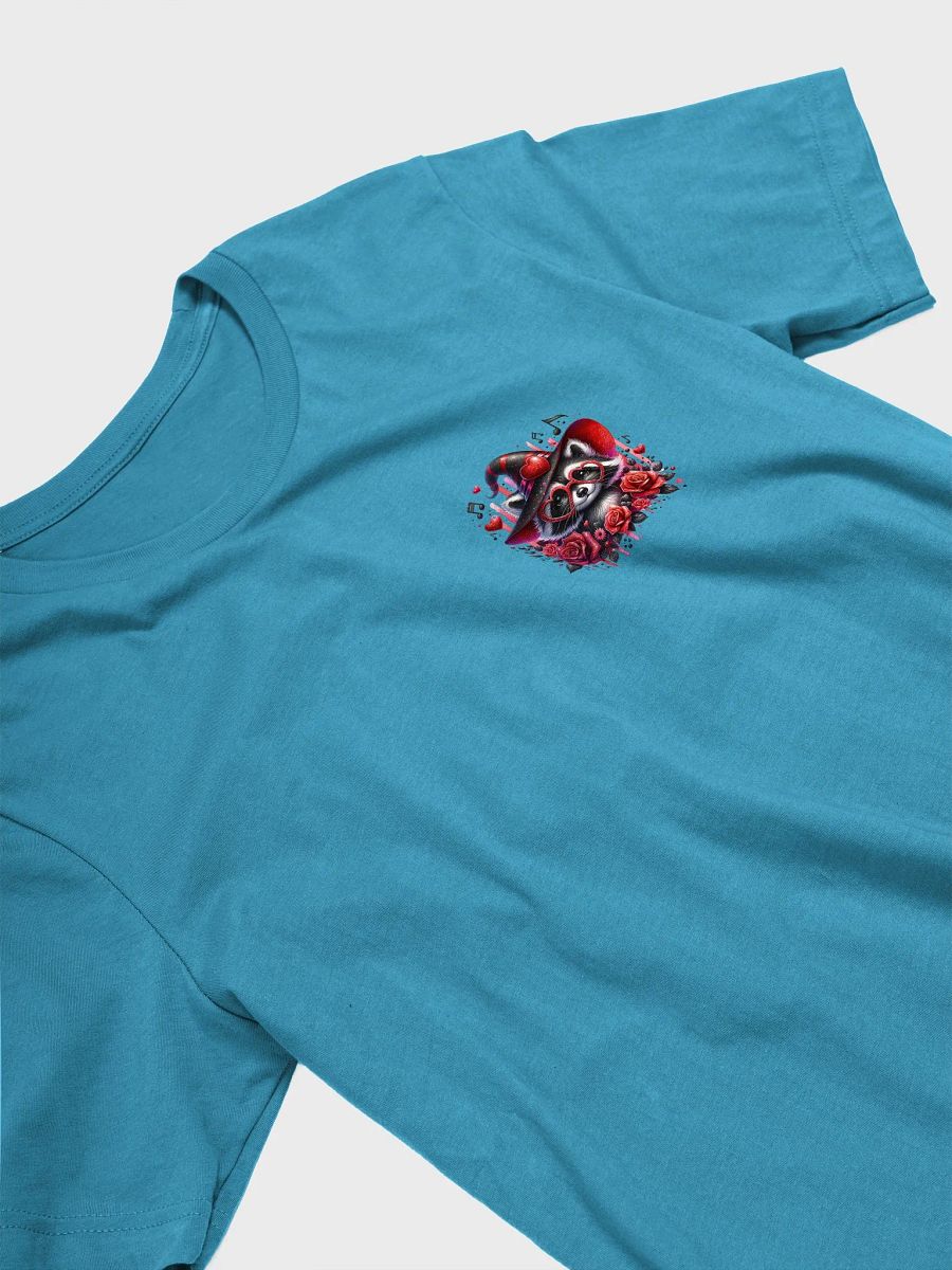 Whimsical Raccoon Pocket Design Area T-Shirt product image (4)