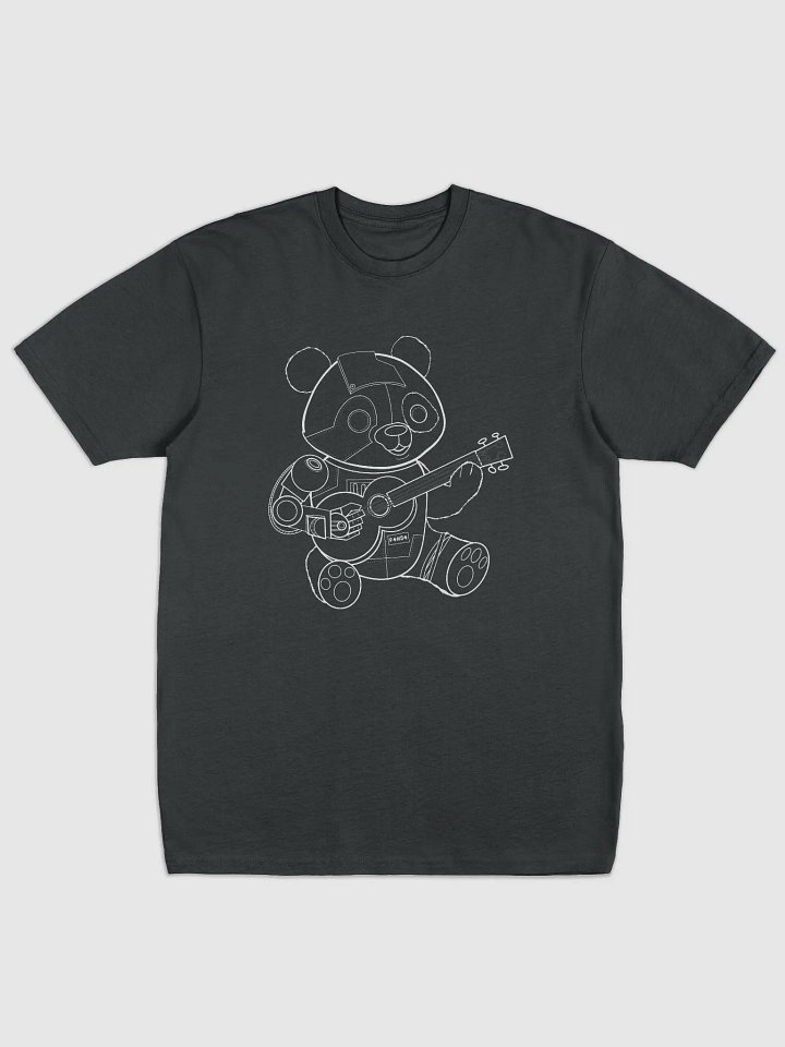 Cyborg Panda w/Ukulele Outline Shirt product image (1)