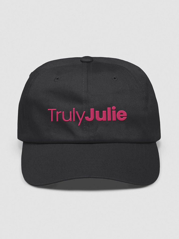 TrulyJulie Classic Hat (Pink Text) product image (1)