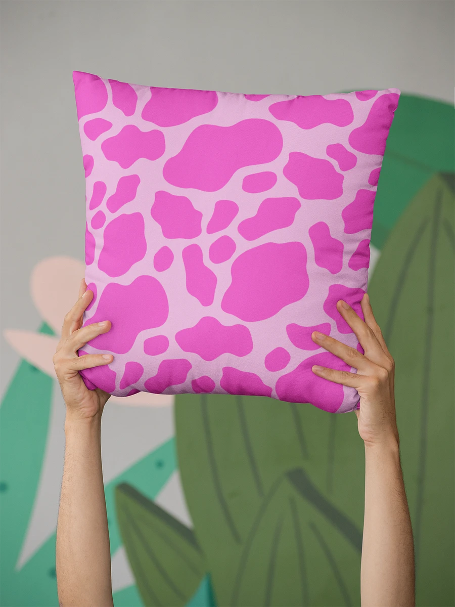 Cow Skin Pillow - Pink product image (1)