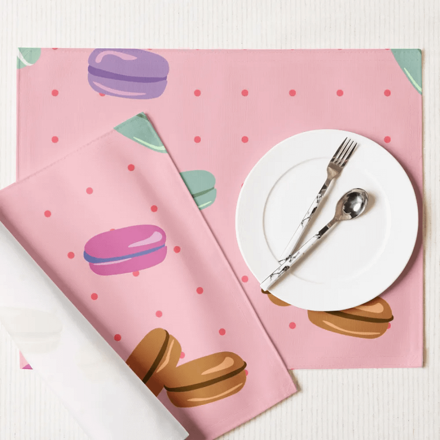 Colorful Macaron Melody Placemat Set product image (12)