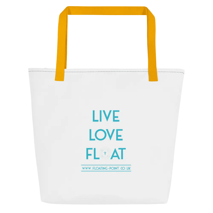 Live Love Float - Tote (Yellow Handle) product image (1)
