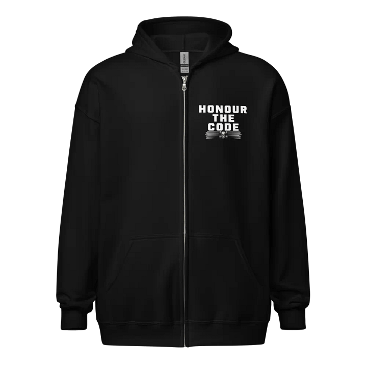 Honour The Code Zip Hoodie product image (1)