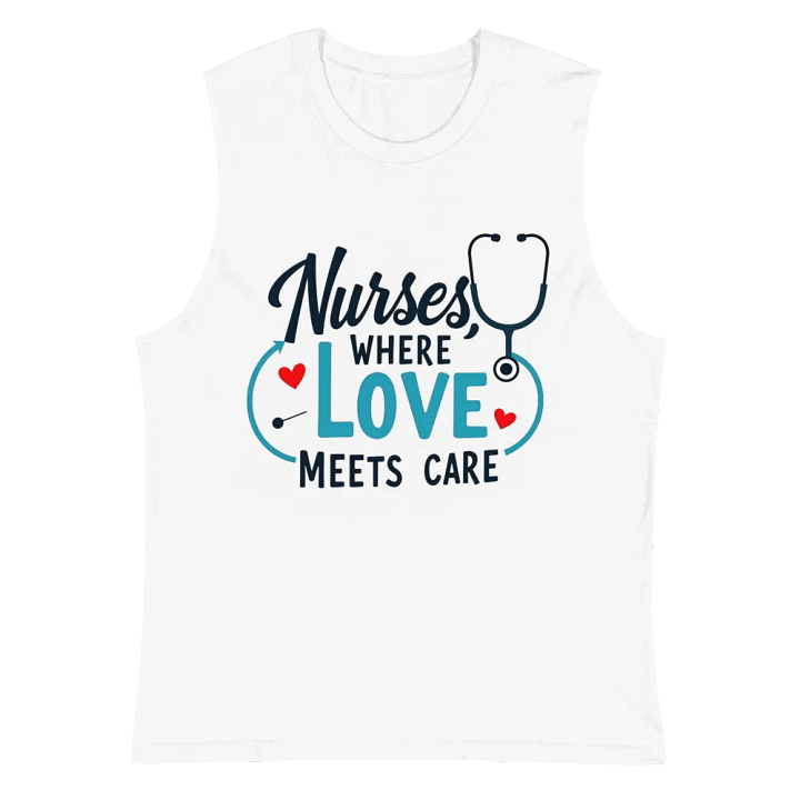 Love & Care Nurses Muscle Tank product image (2)