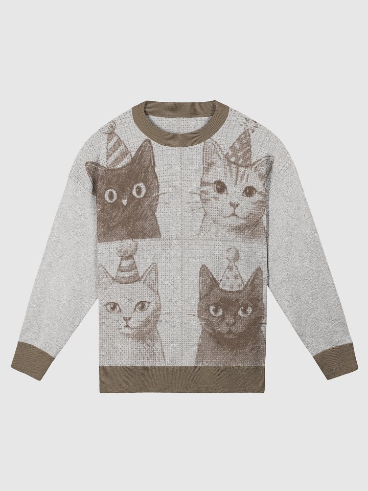Party Cats Jacquard Sweater product image (4)