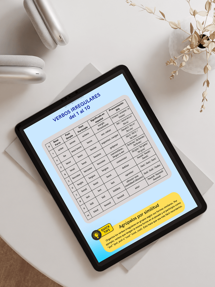 ✅💻Ebook "Domina los 100 verbos más comunes en INGLÉS"🌎 product image (2)