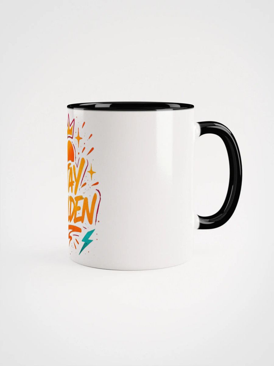 "Stay Golden" Graffiti Mug with Color Inside | Power Your Mornings product image (3)