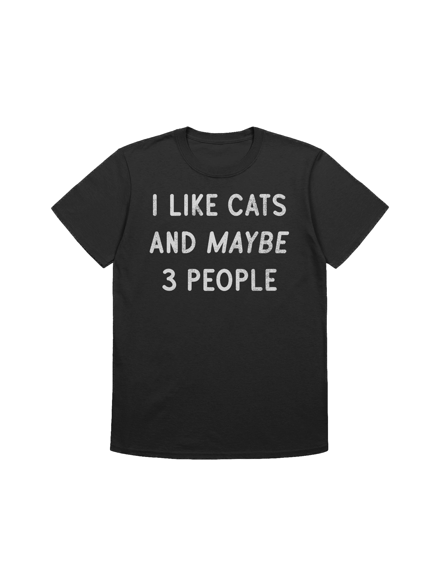 I Like Cats 3 People T-Shirt product image (2)