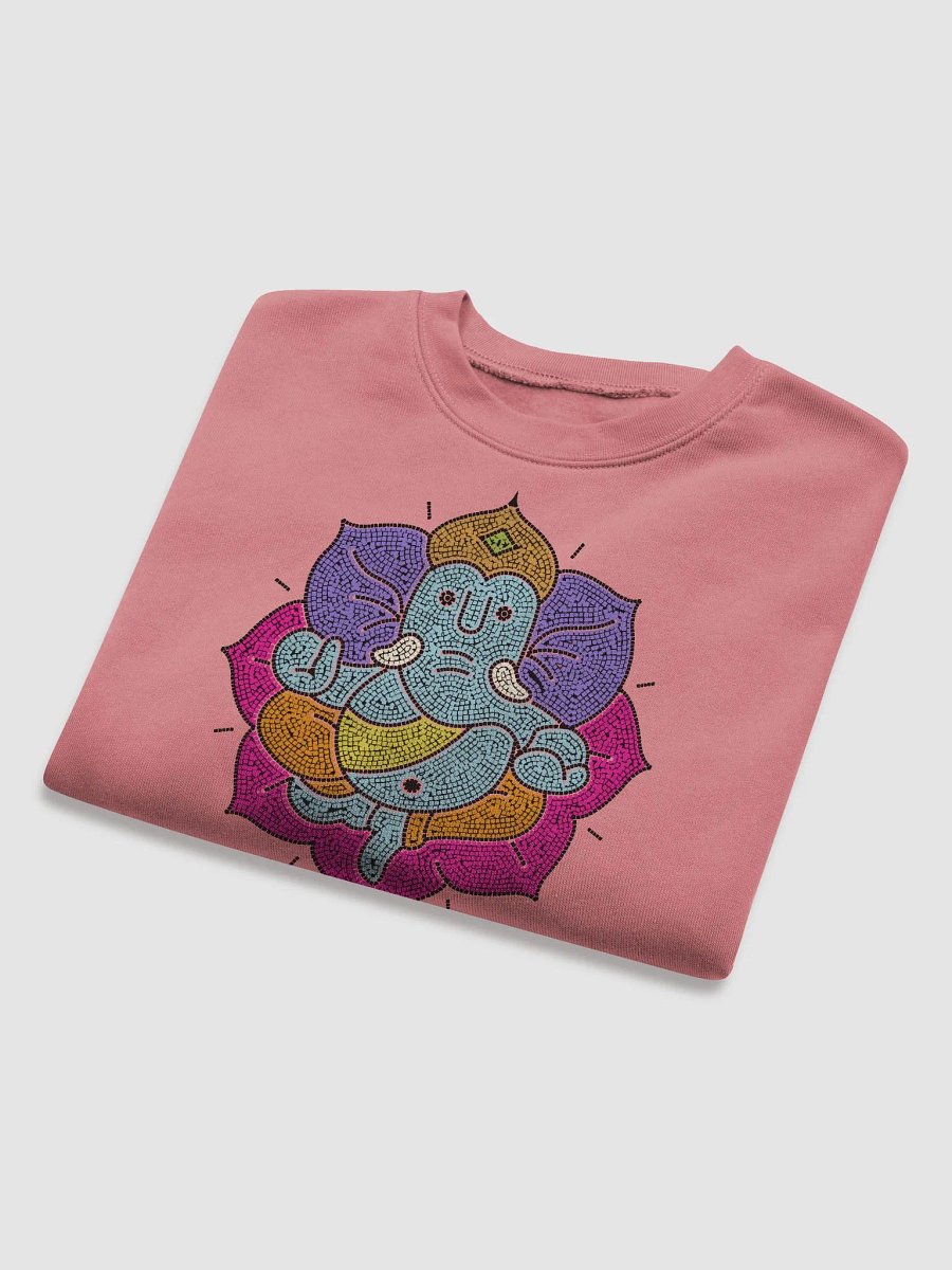 Ganesha Mosaic Spirit Crop Sweatshirt product image (24)