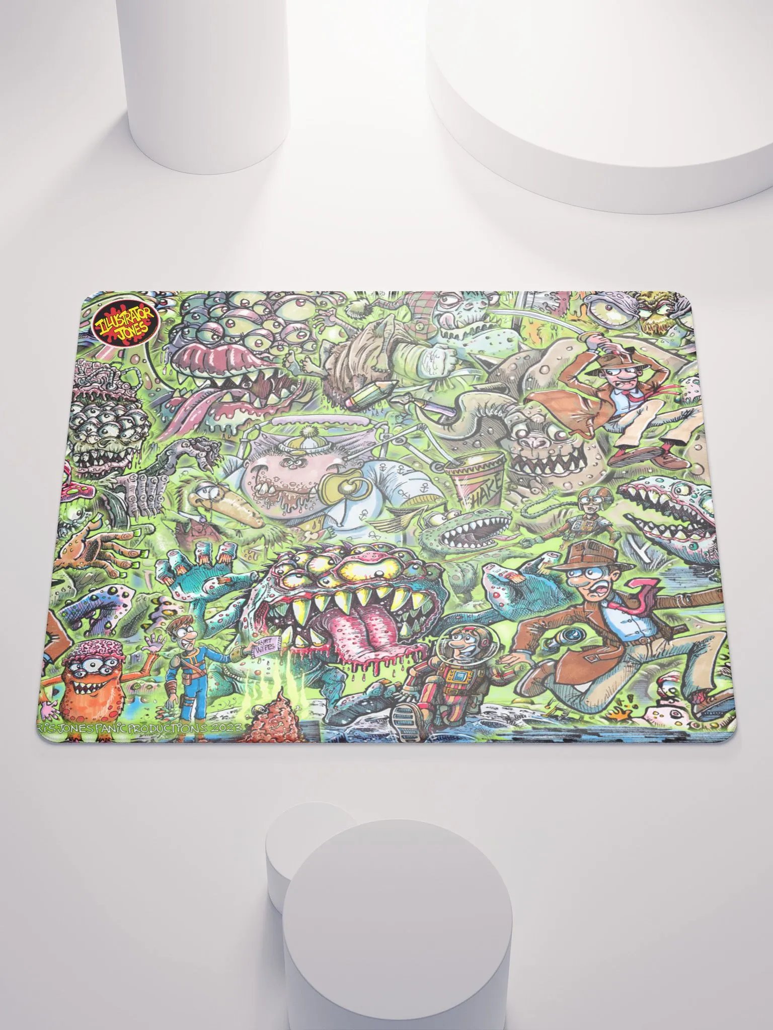ILLUSTRATOR JONES MAD MOUSE MAT! product image (1)