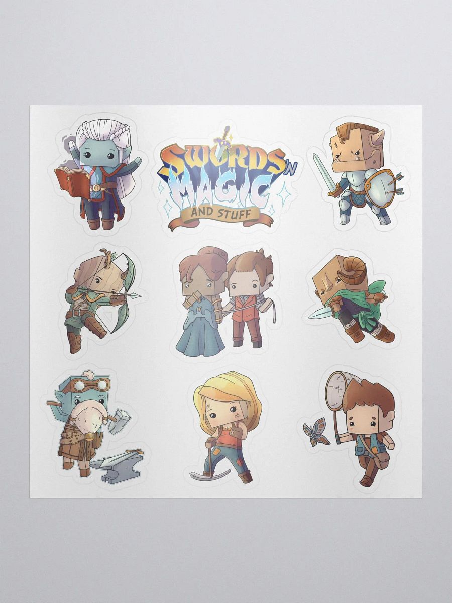 Swords 'n Magic Inhabitants Sticker Sheet product image (1)