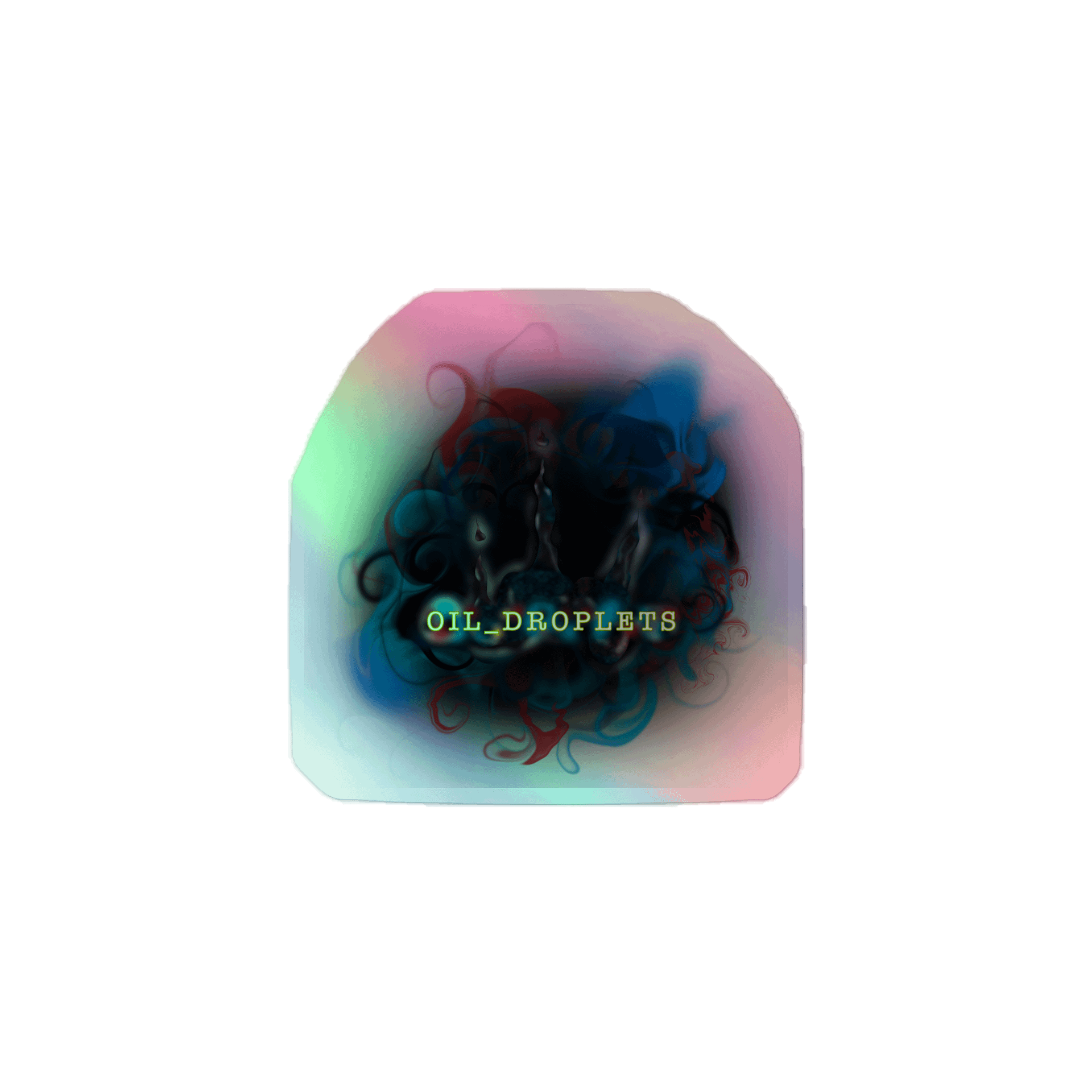 Oil Drop Holographic Sticker product image (1)