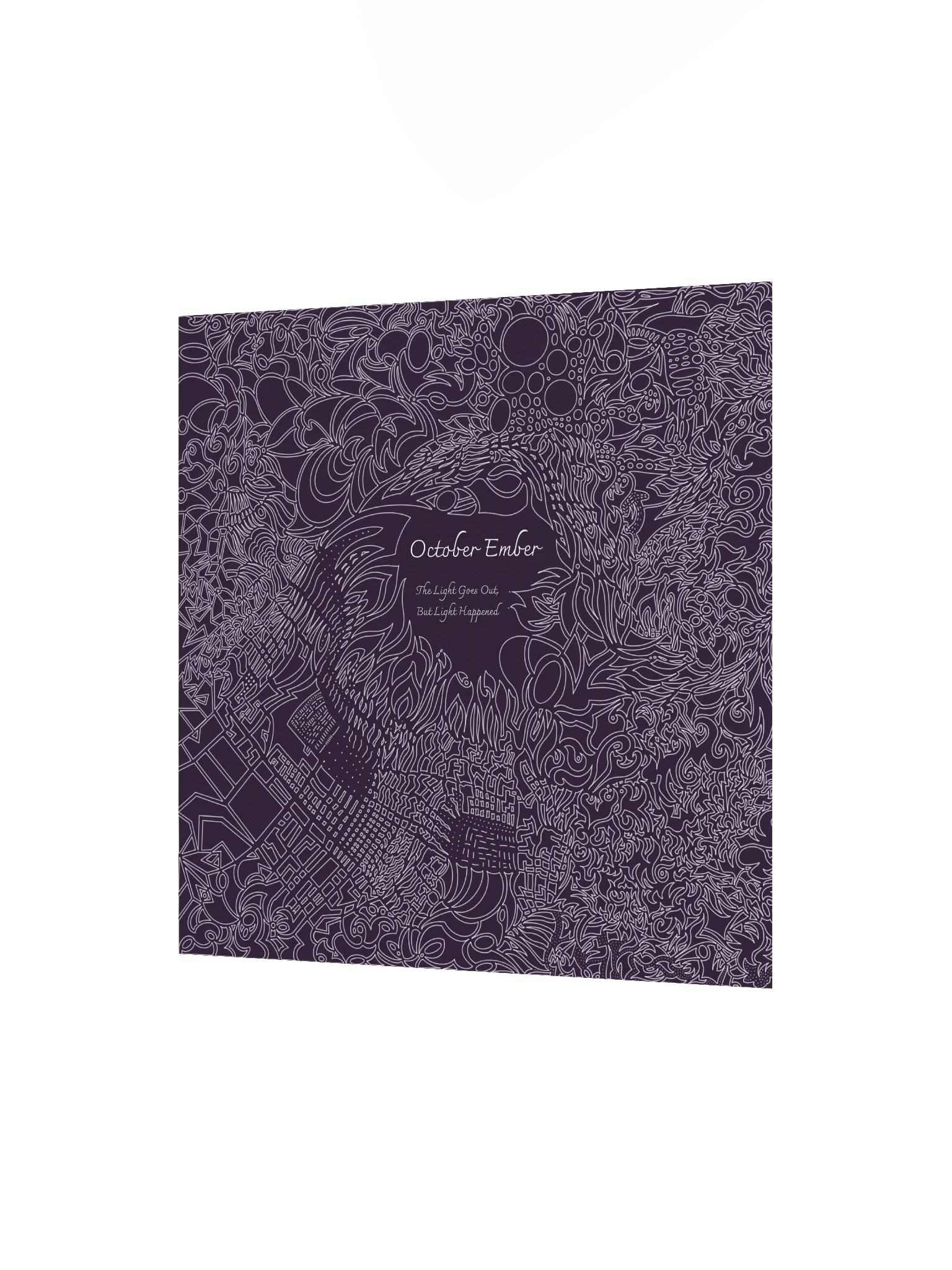 Album Cover Art Print OE's "The Light Goes Out, But Light Happened" product image (2)