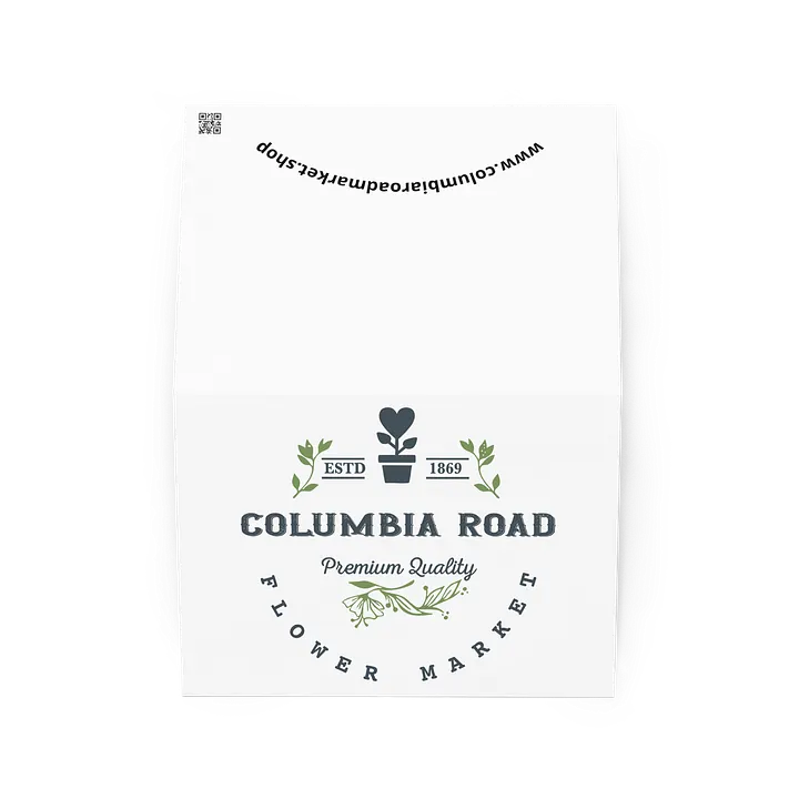 Columbia Road Market Logo Greeting Card product image (2)