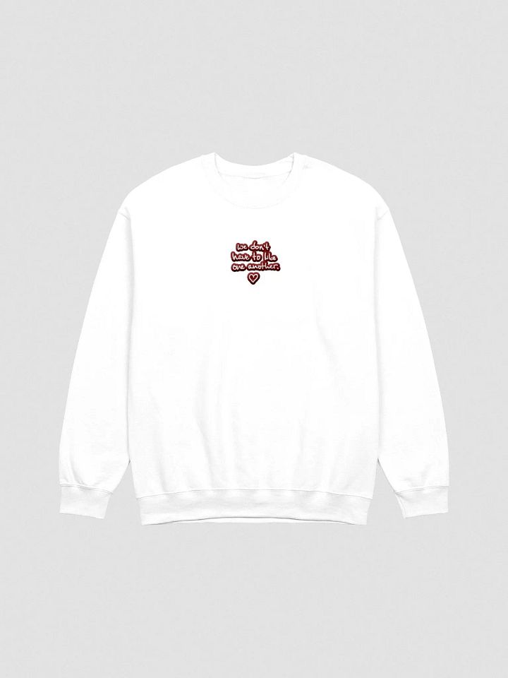 ONE ANOTHER (maroon bubble design 2) embroidered crewneck product image (2)
