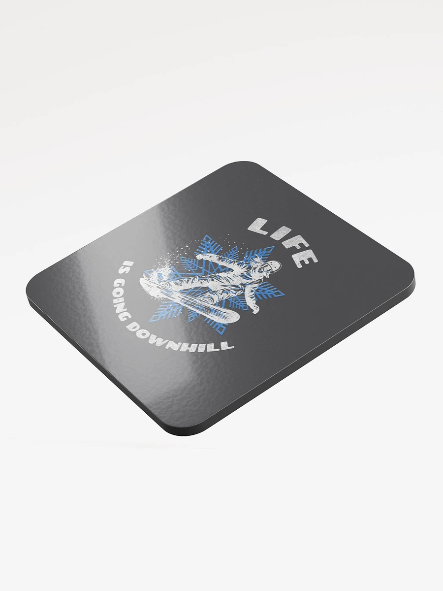 Life Is Going Downhill Beverage Coaster product image (3)