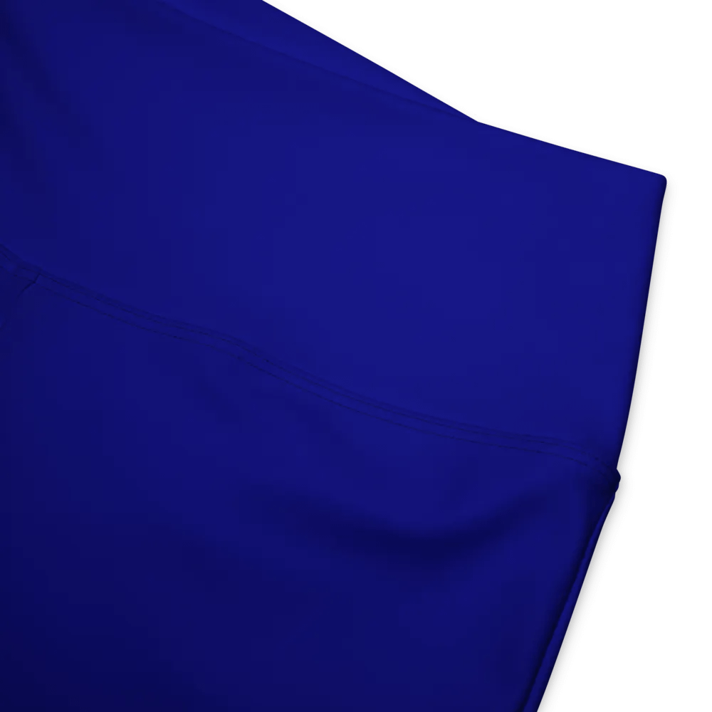 Plain Color Navy Blue Flare Leggings product image (8)