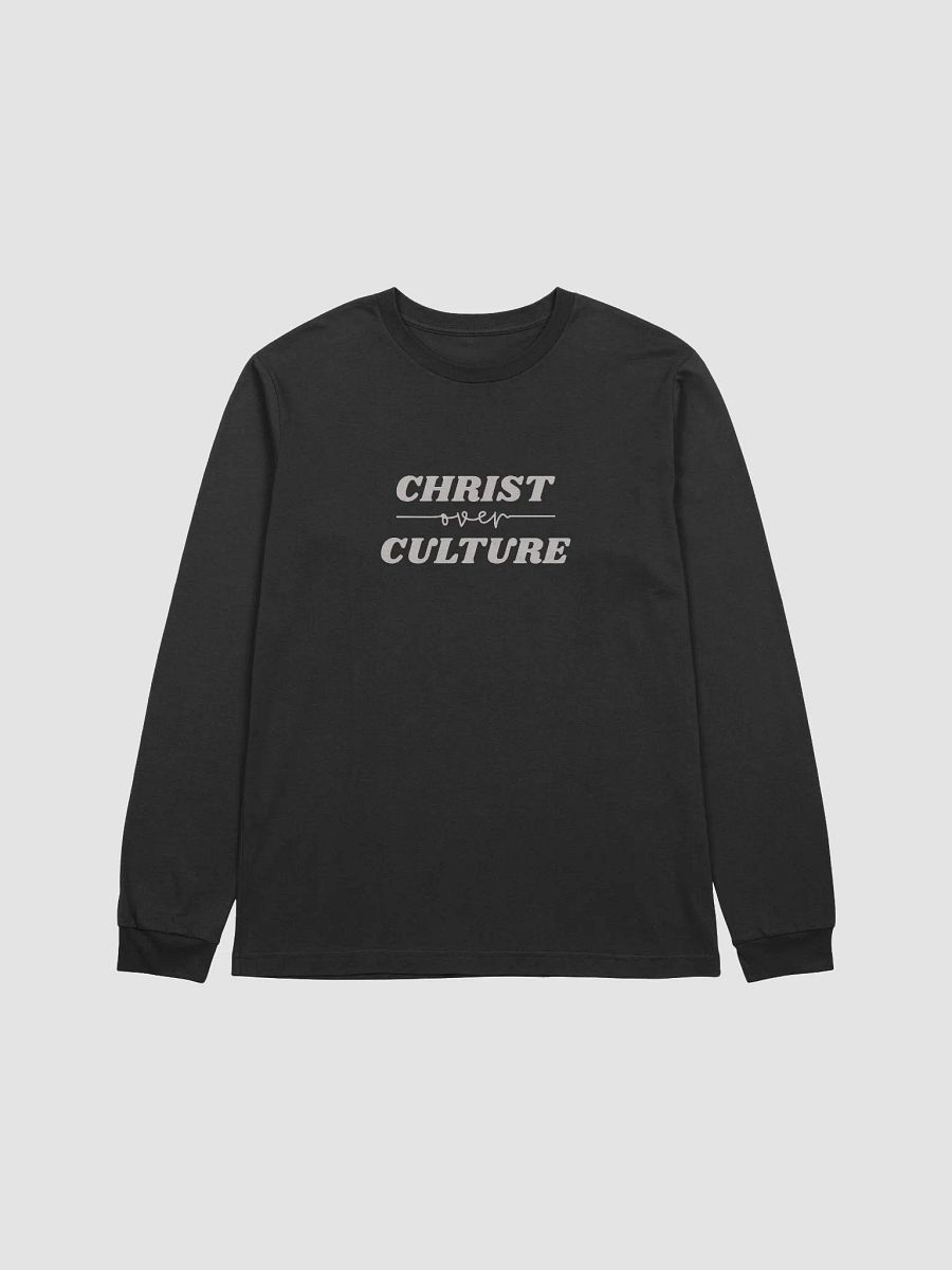 Men's Long-Sleeve T-Shirt: Christ over Culture (more colors available) product image (1)