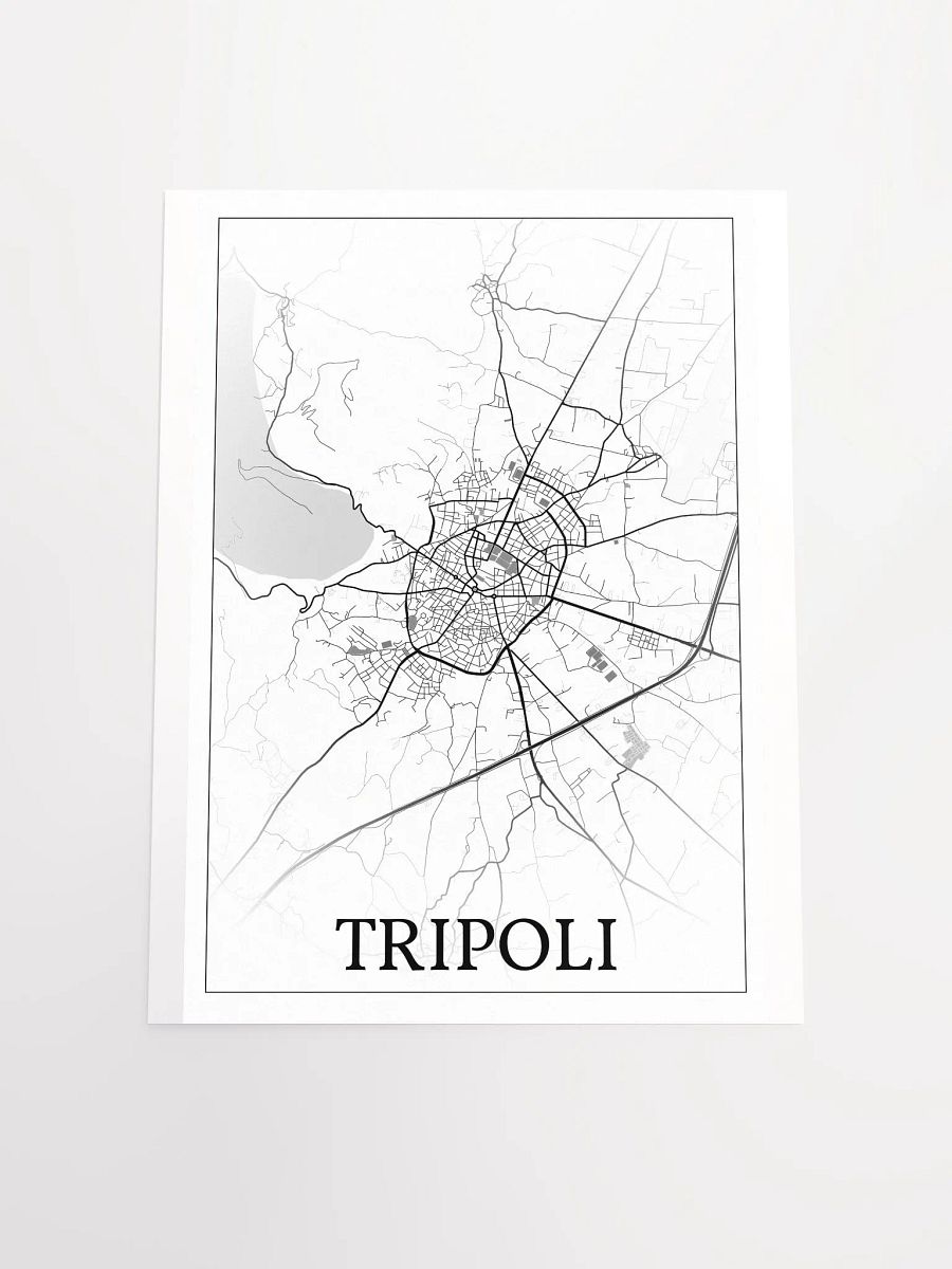 Tripoli, Greece, city map print product image (18)