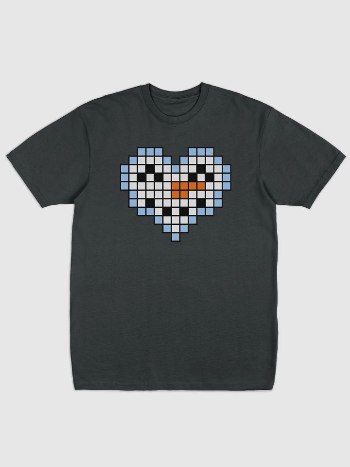 Snowman Heart Premium Heavyweight Tee product image (1)