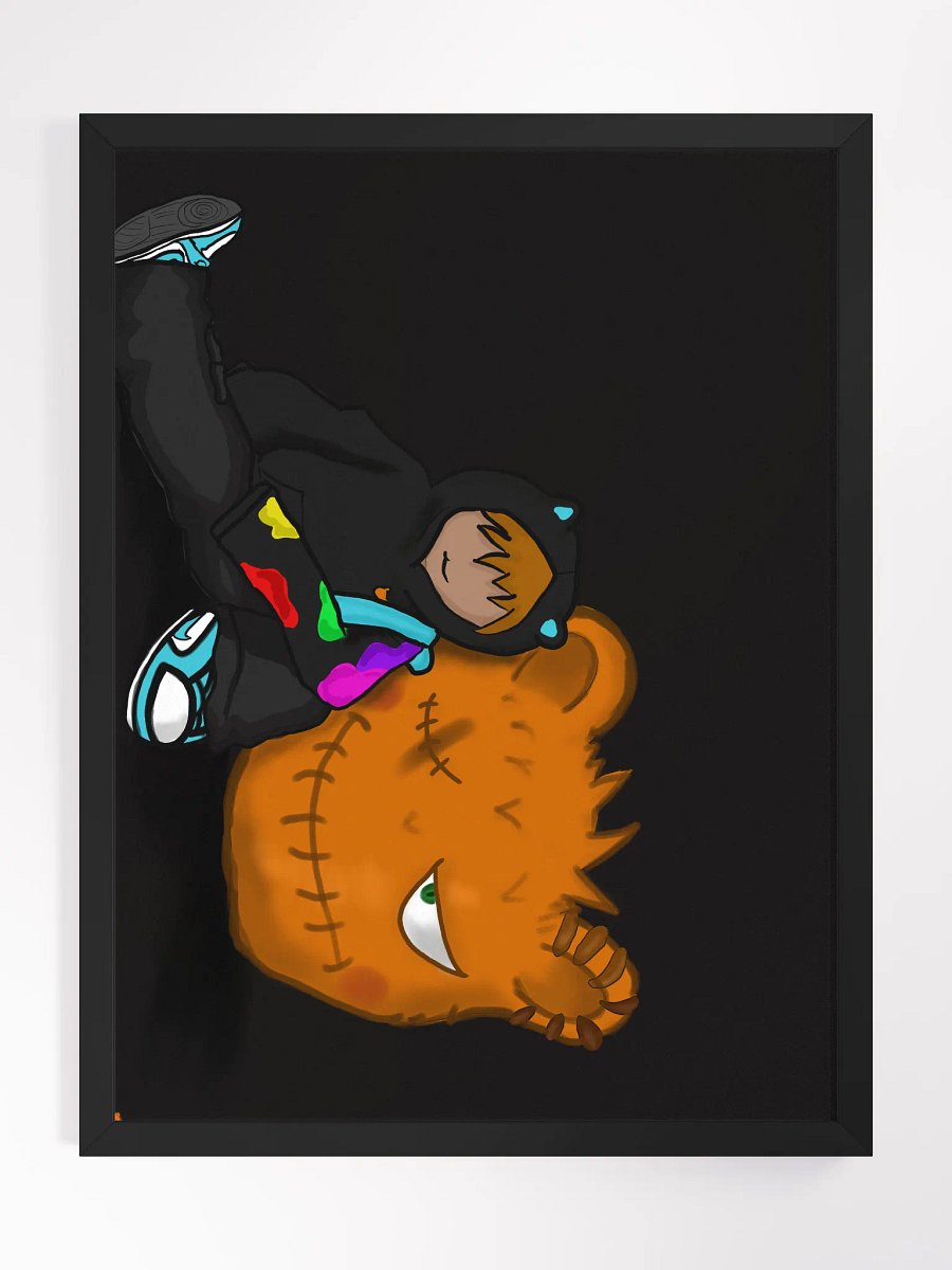 Heartfelt Hoodie Framed Poster product image (1)