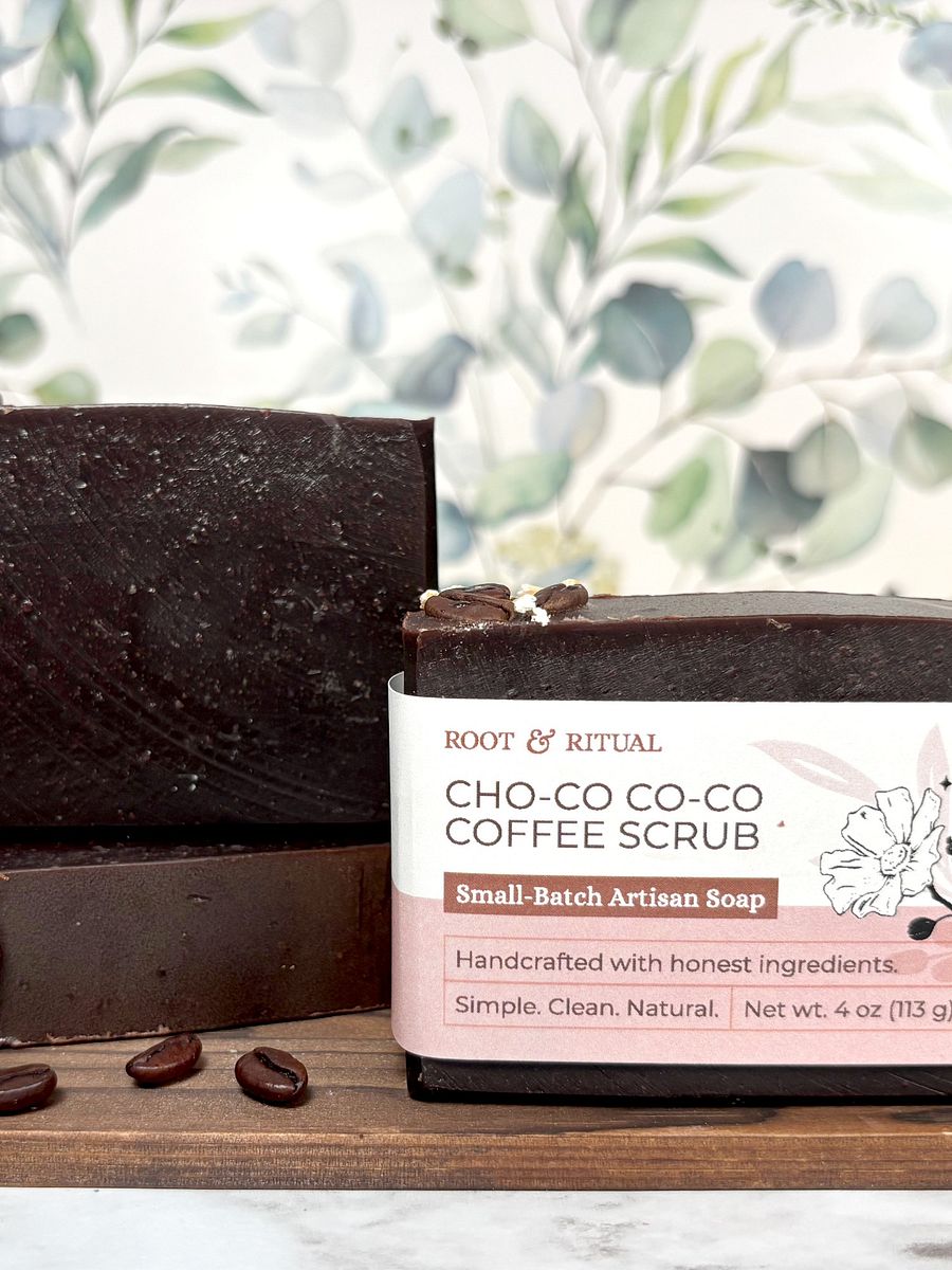 Cho-co Co-co Coffee Scrub Exfoliating Soap product image (1)