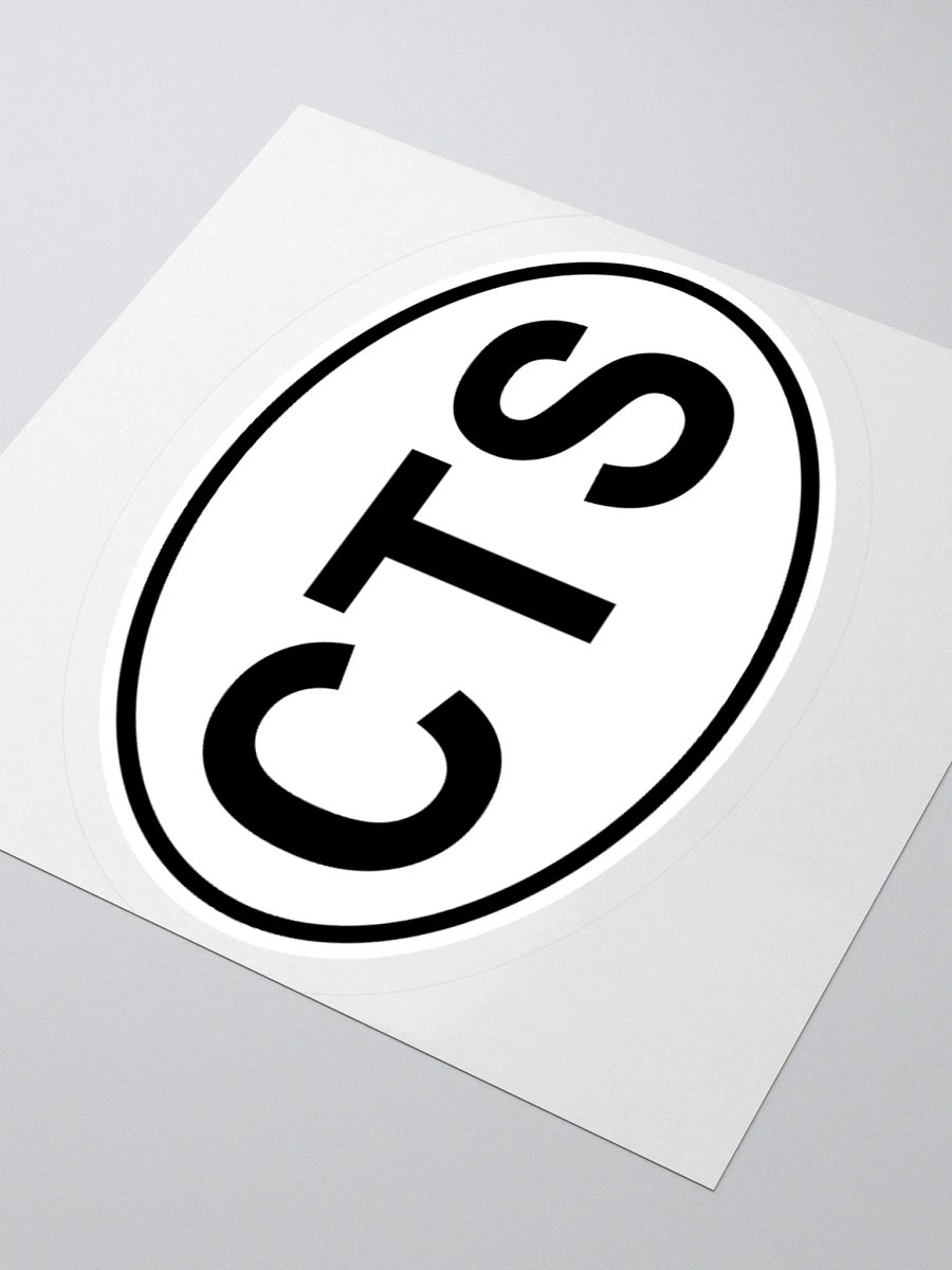CTS Oval Sticker product image (3)