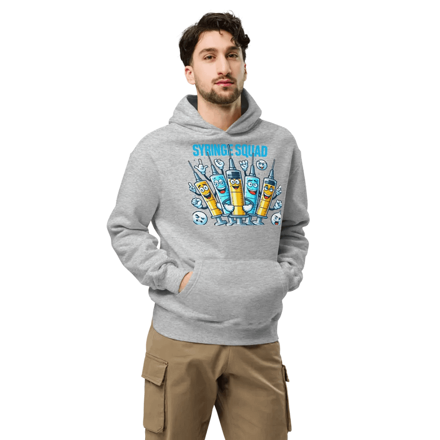 Syringe Squad Cartoon Oversized Hoodie product image (27)