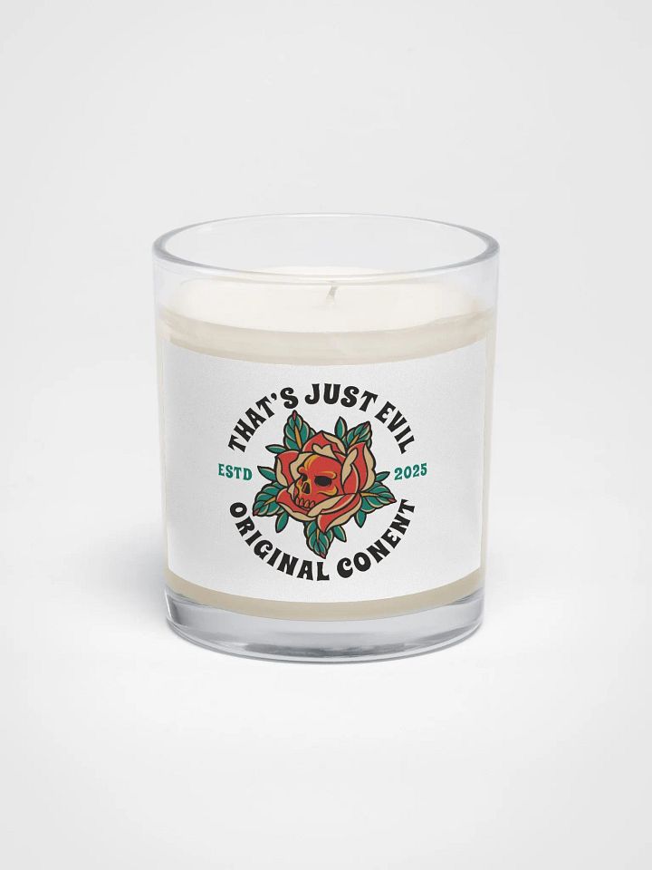 Skull Flower Soy Wax Candle product image (1)