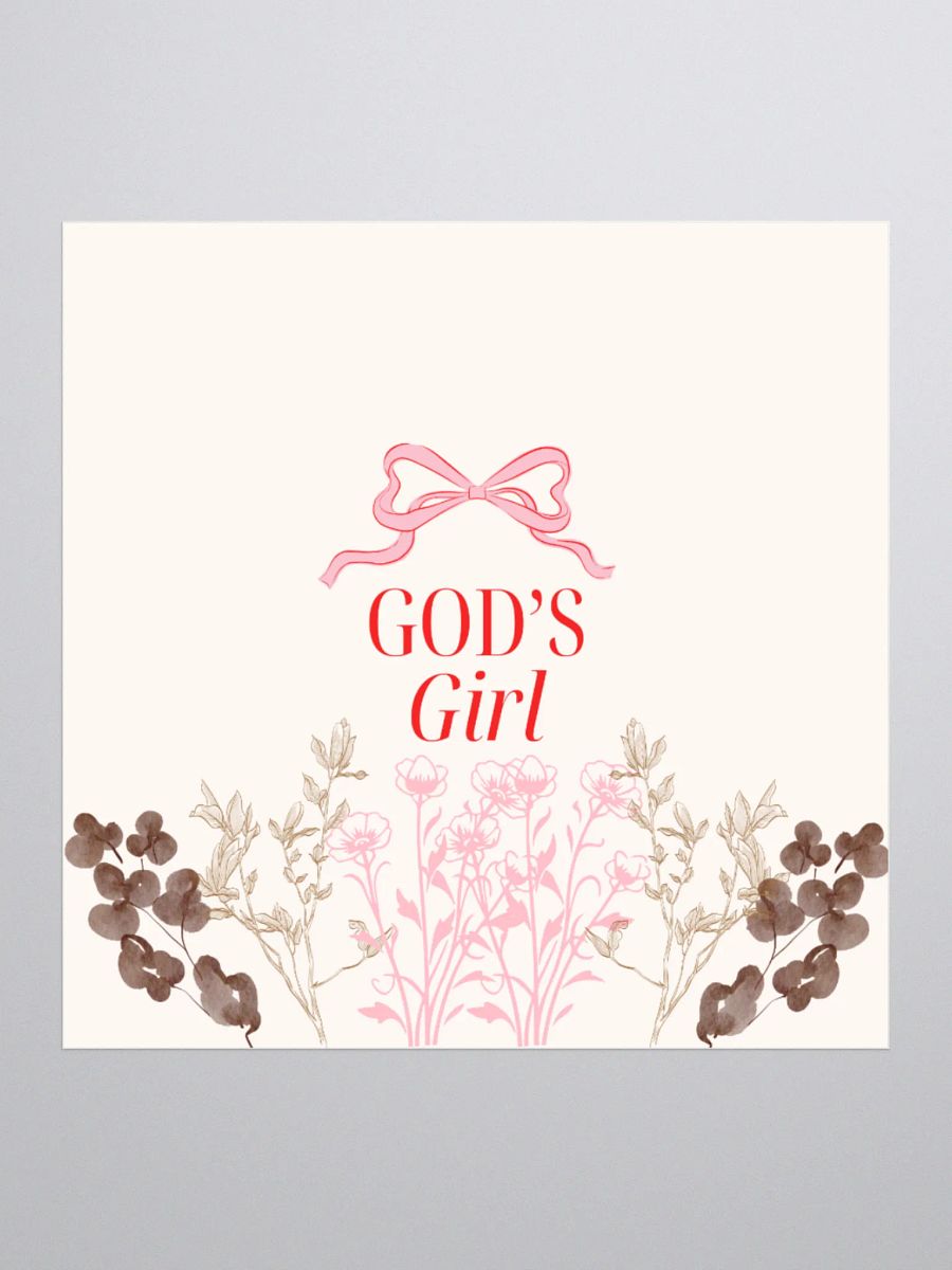 GOD'S Girl Floral Sticker Set product image (2)